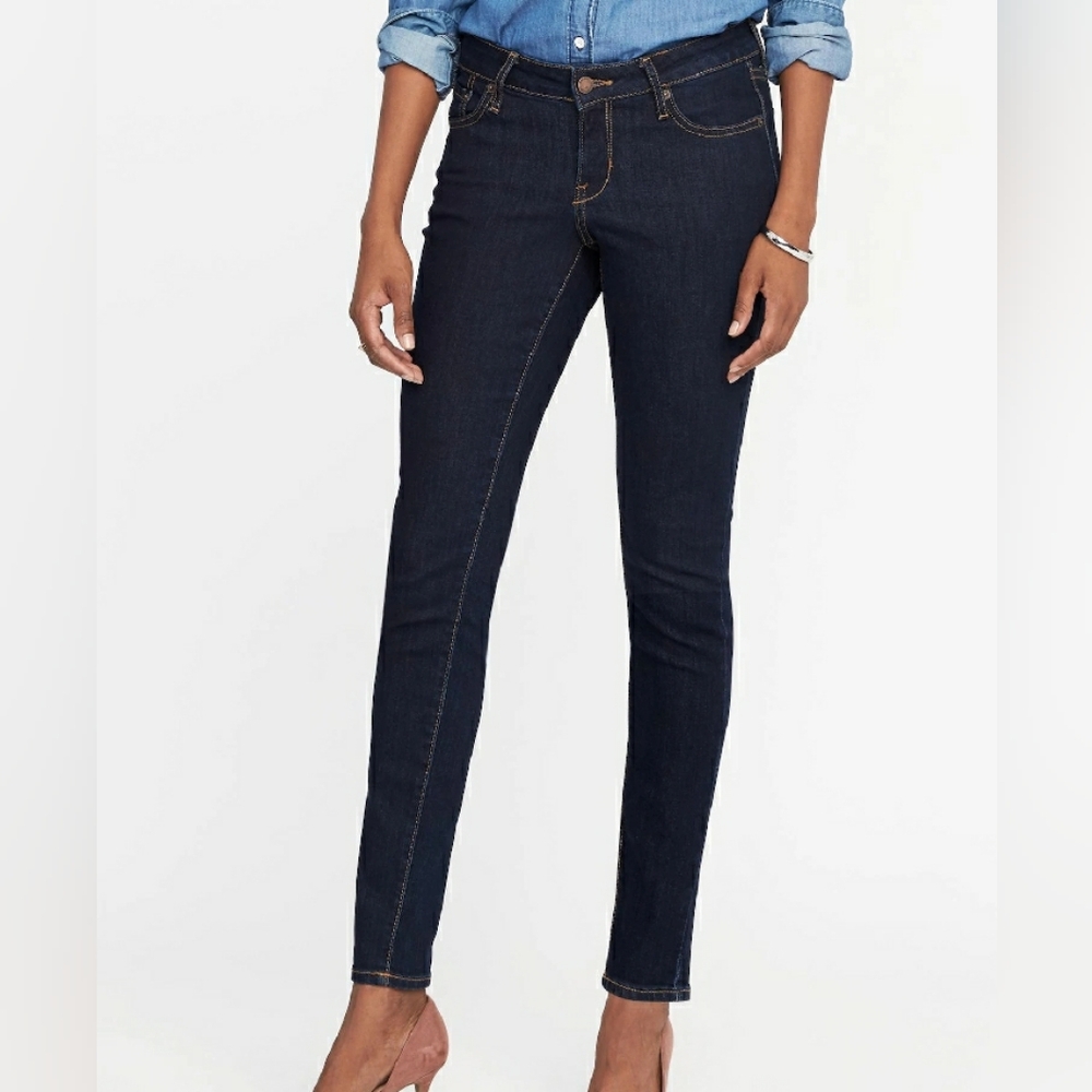 Old Navy Low-Rise Rockstar Super Skinny Jeans for Women Size 0 Long